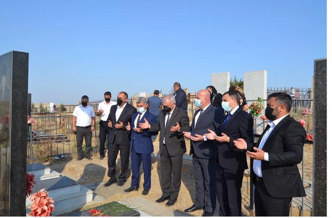 Anım günü münasibətilə Füzulidə şəhid məzarları ziyarət edildi — FOTOLAR