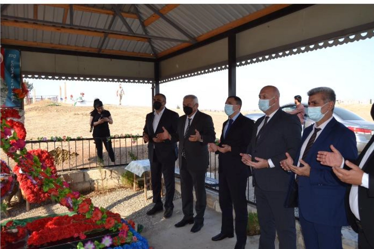 Anım günü münasibətilə Füzulidə şəhid məzarları ziyarət edildi — FOTOLAR