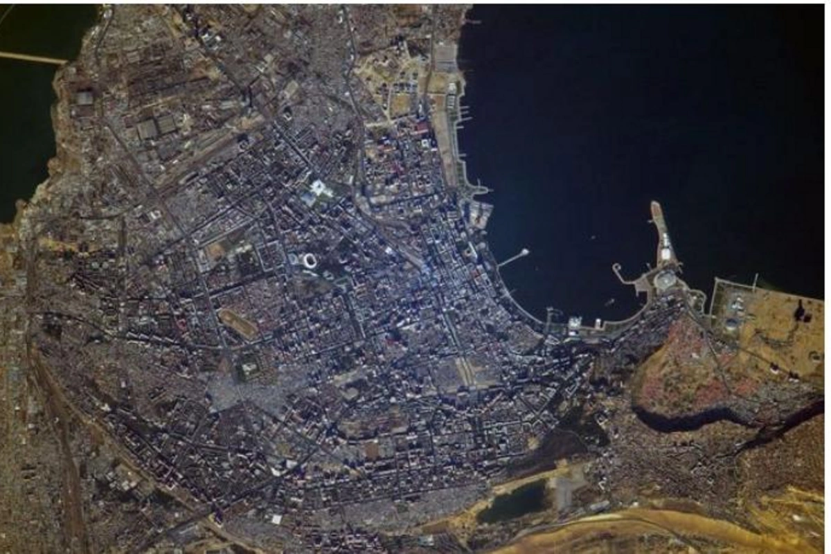Bakının kosmosdan yeni görüntüləri yayılıb — FOTO