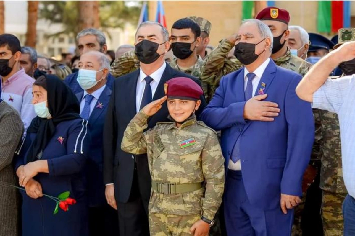 Salyanda da şəhidlərin xatirəsi yad edildi — FOTO