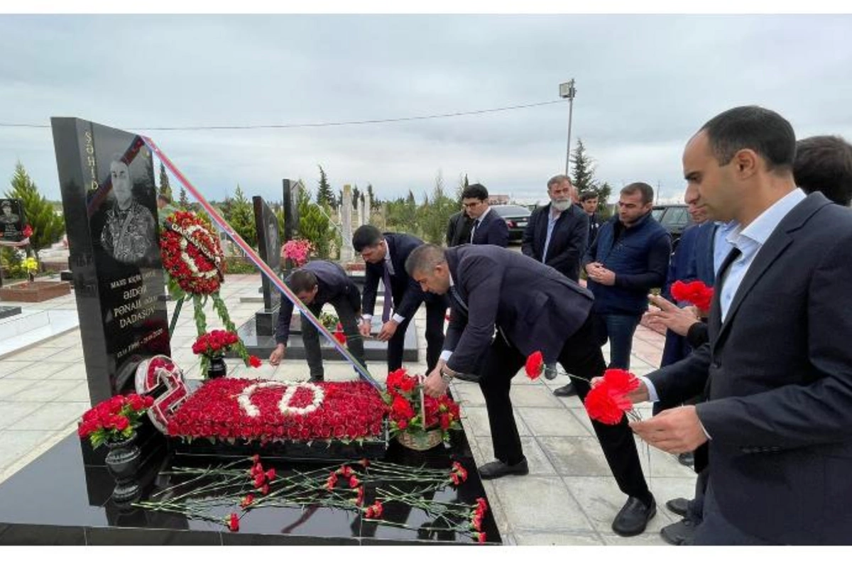 Salyanda şəhidlərin xatirəsi anıldı — FOTO