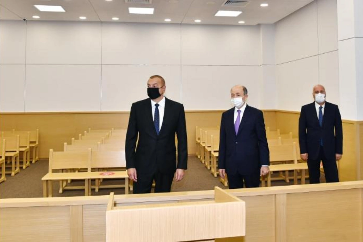 İlham Əliyev Sumqayıt Məhkəmə Kompleksinin açılışını etdi — YENİLƏNİB