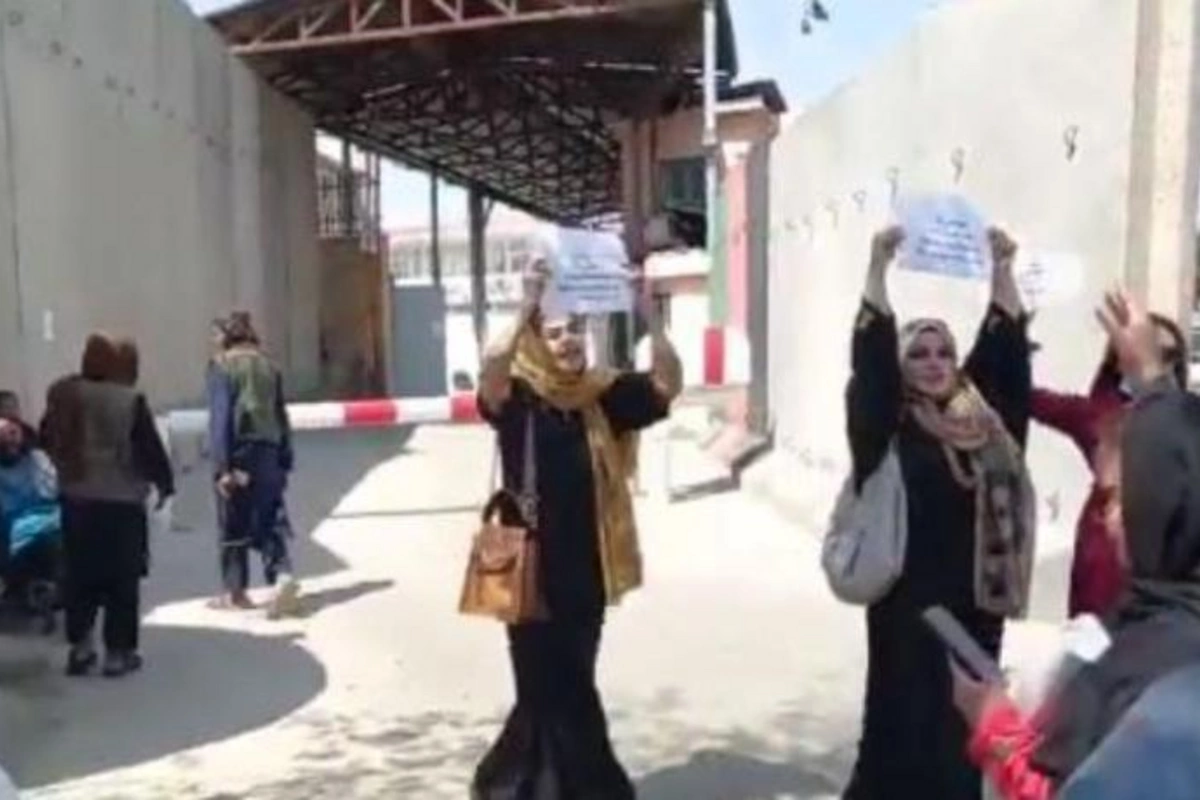 Kabildə əfqan qadınlar etiraz aksiyası keçirdi