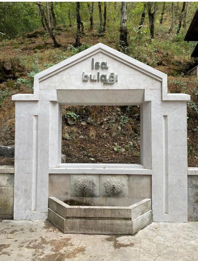İsa bulağı tam bərpa olundu — FOTO