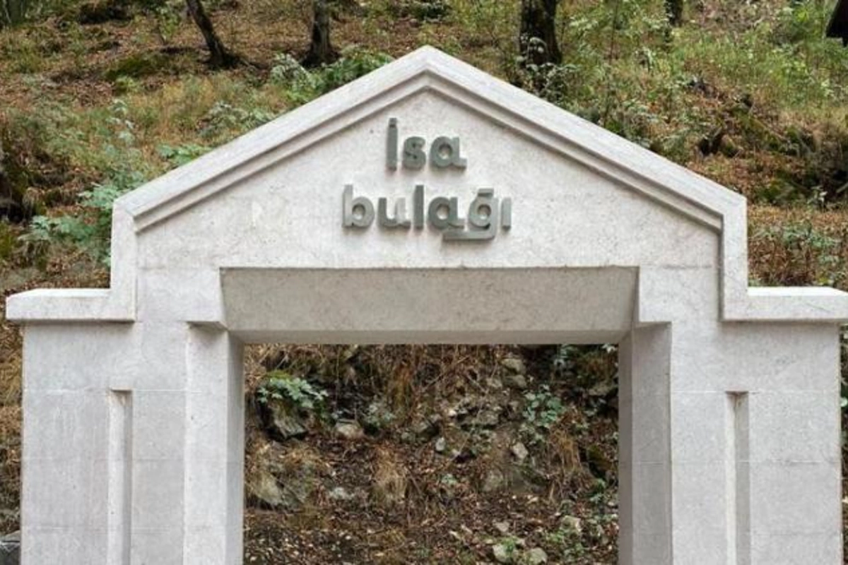 İsa bulağı tam bərpa olundu — FOTO