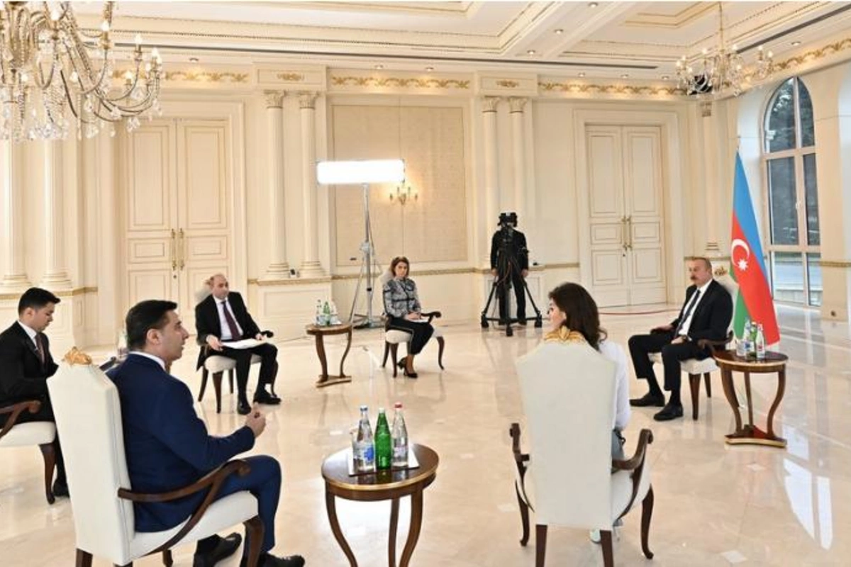 Prezident yerli televiziya kanallarına müsahibə verdi