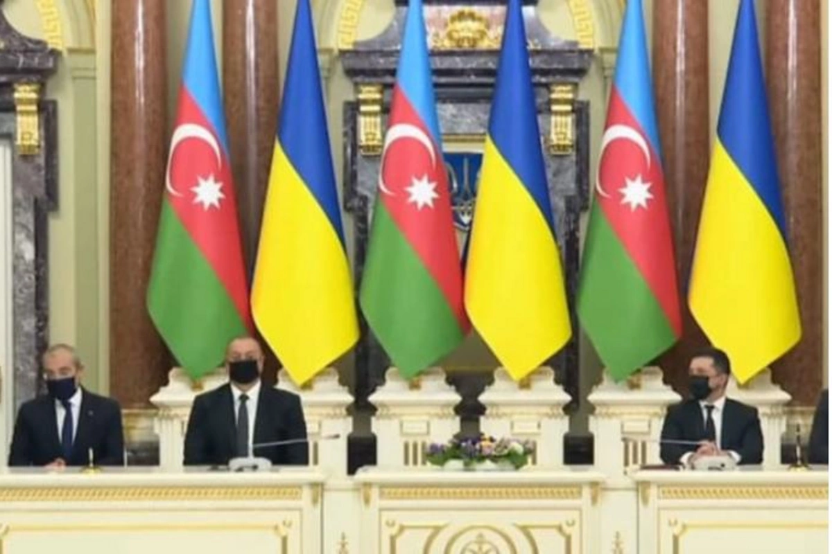 Azərbaycan və Ukrayna prezidentlərinin brifinqi — VİDEO