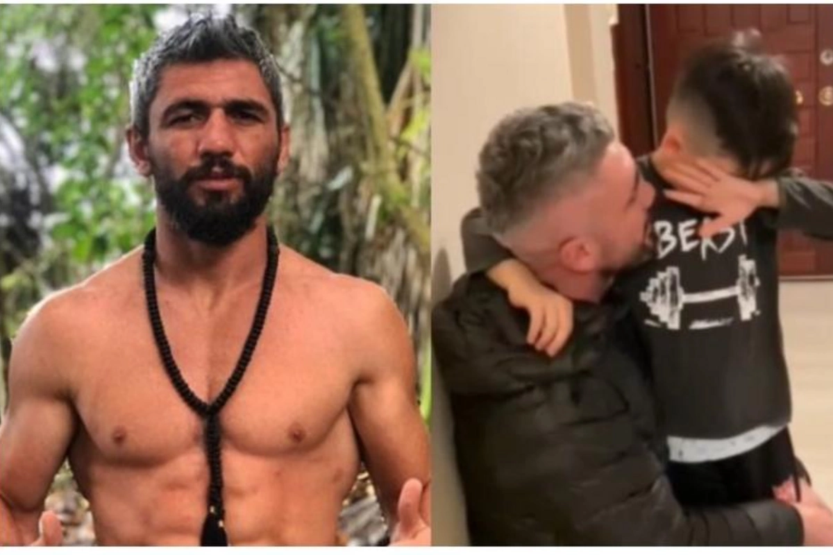 Oğlu Pərvizi Survivora gözyaşlarıyla yola saldı — VİDEO