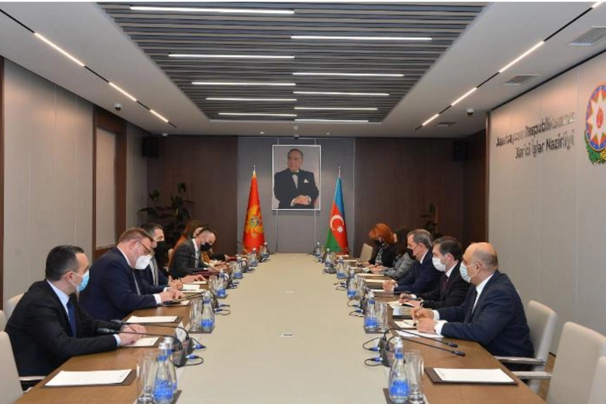 Ceyhun Bayramov Monteneqro parlamentinin sədrinin başçılıq etdiyi nümayəndə heyətini qəbul edib
