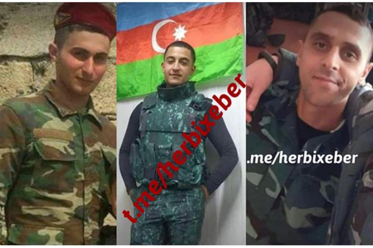Qətlə yetirilən hərbçilərin FOTOLARI