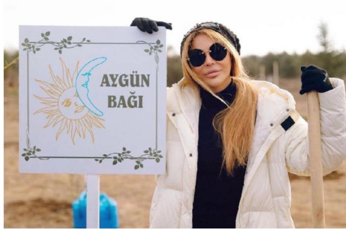 Aygün Kazımovanın adına bağ salındı — FOTO
