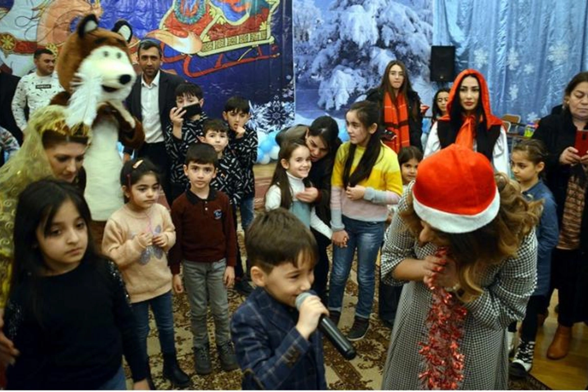 Şəhid və hərbçi ailələrinin uşaqları üçün bayram tədbiri keçirildi — FOTOLAR