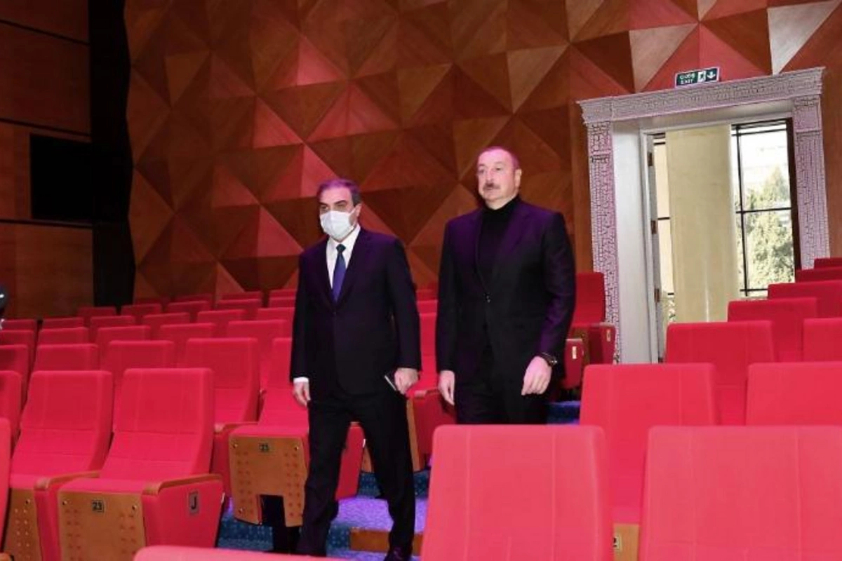 Prezident Dövlət Dram Teatrının yeni binasının açılışında iştirak edib