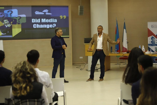 MEDİA və ADA Universiteti telejurnalistlər üçün təlimlərə başladı— FOTOLAR