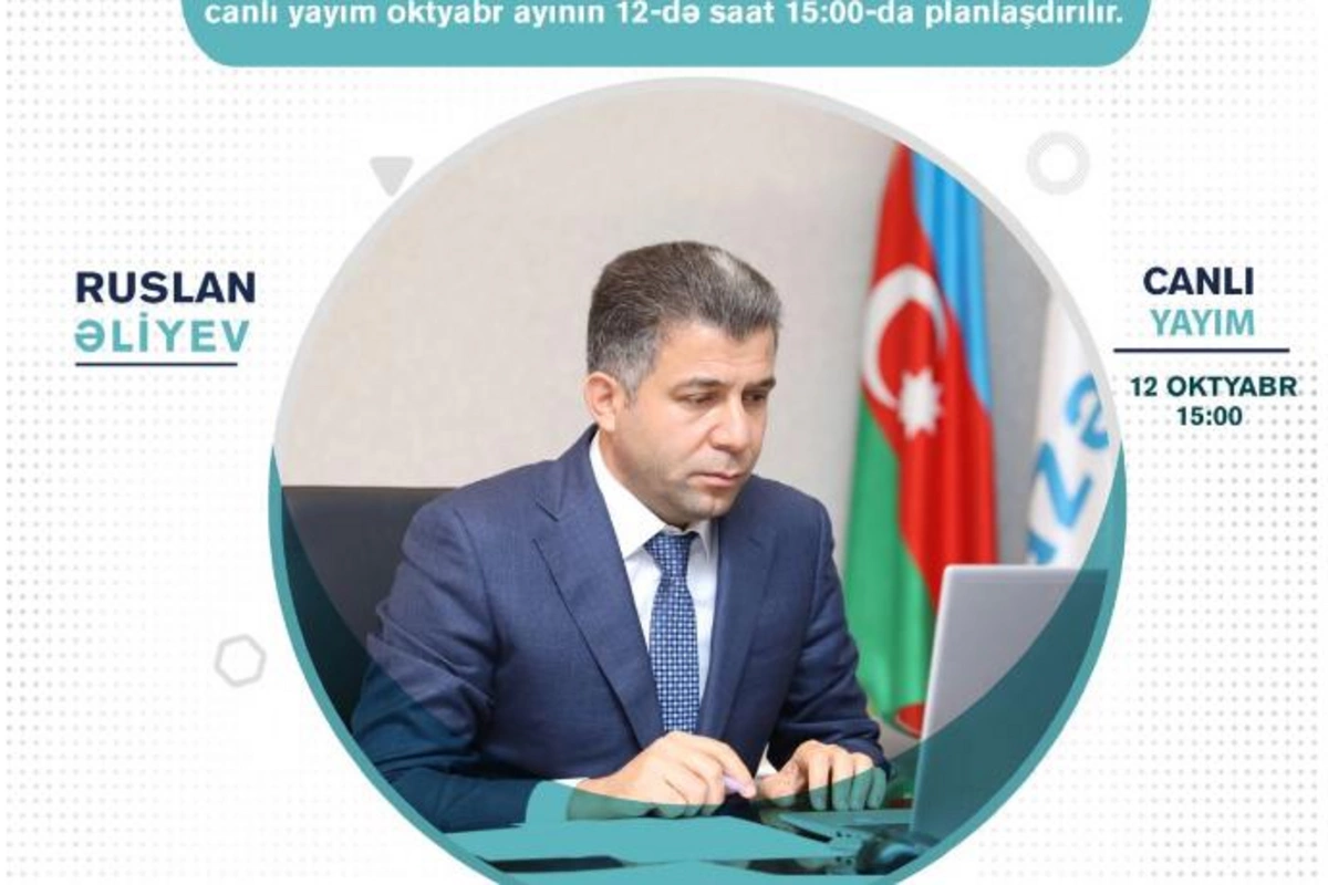 Ruslan Əliyev canlı yayımda sualları cavablandıracaq