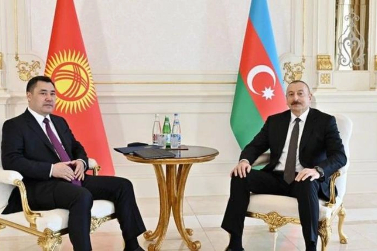 Azərbaycan və Qırğızıstan prezidentlərinin görüşü başlayıb