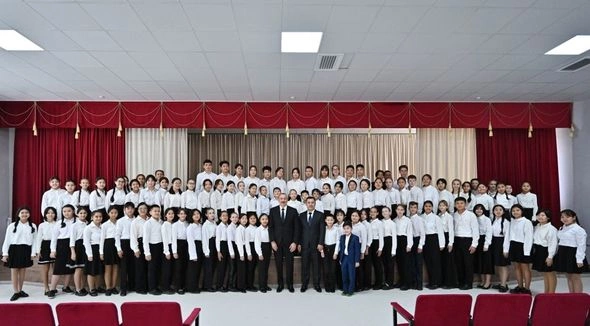 Bişkekdə Heydər Əliyev adına Məktəb-Gimnaziya təhsil-tərbiyə kompleksinin açılışı olub — YENİLƏNİB (FOTO)