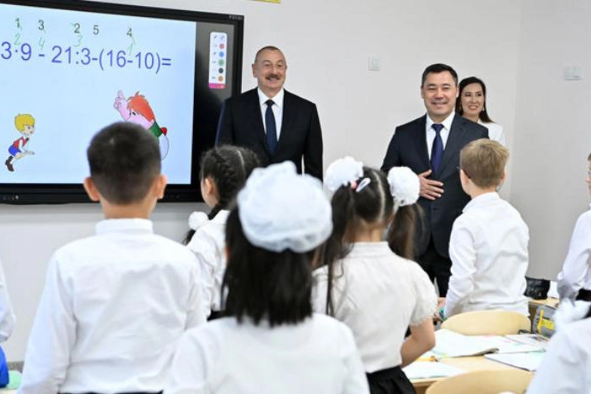 Sadır Japarov: “Qırğızıstanda Heydər Əliyevin adına məktəbin açılması münasibətlərimizdə əlamətdar hadisədir”