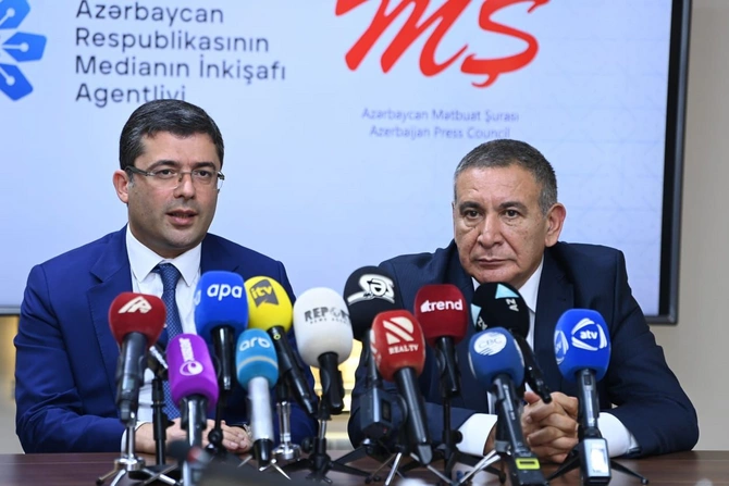 MEDİA və Mətbuat Şurası arasında memorandum imzalandı — FOTOLAR MEDİA və Mətbuat Şurası arasında memorandum imzalandı — FOTOLAR