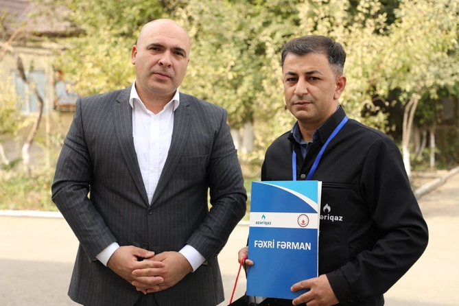 Salyan RQİİ-nin əməkdaşları təltif edildi — FOTOLAR