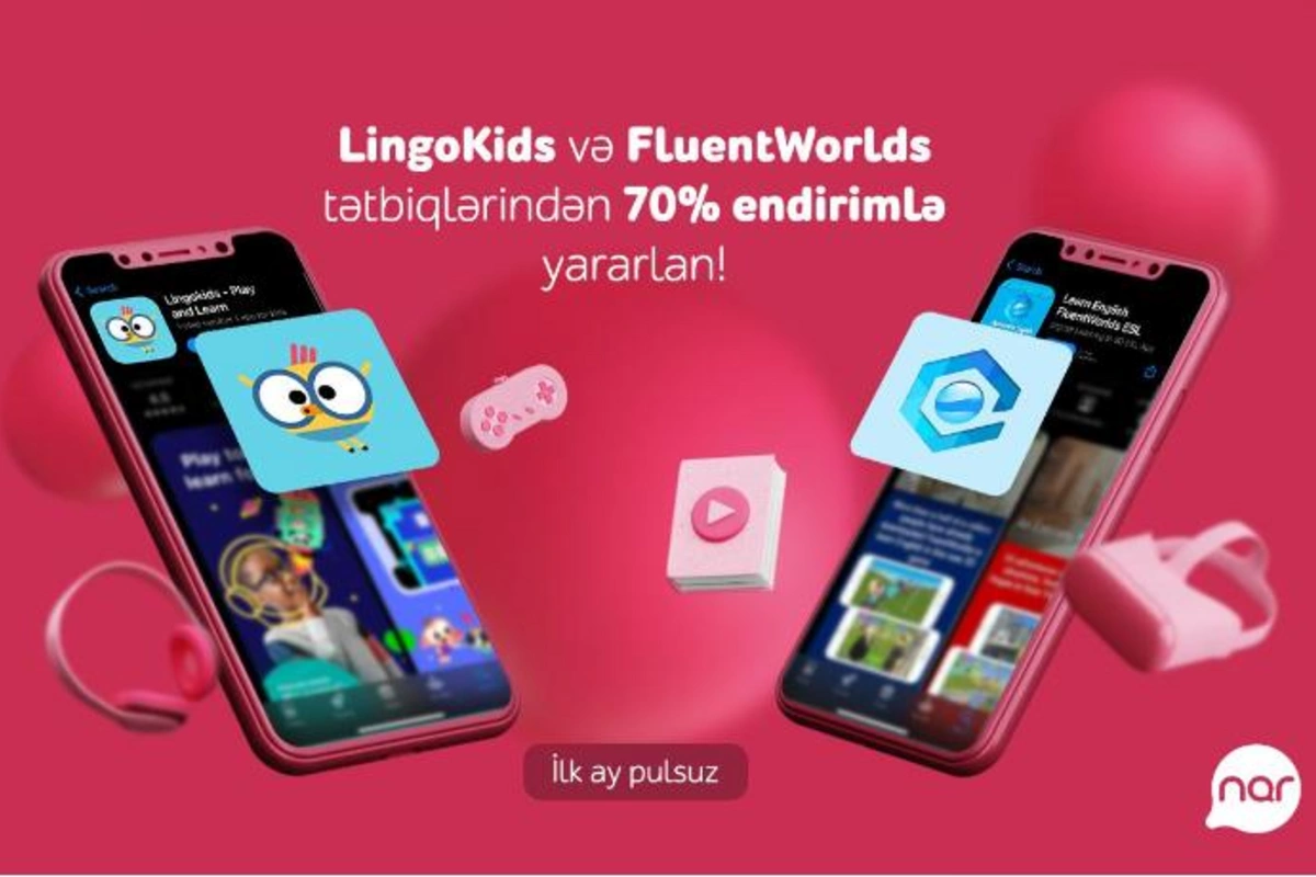 “Nar”dan ingilis dilini öyrənmək istəyənlər üçün əla fürsət!