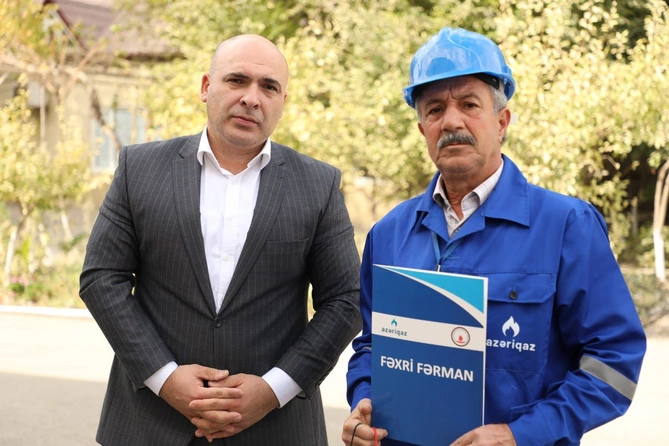 Salyan RQİİ-nin əməkdaşları təltif edildi — FOTOLAR