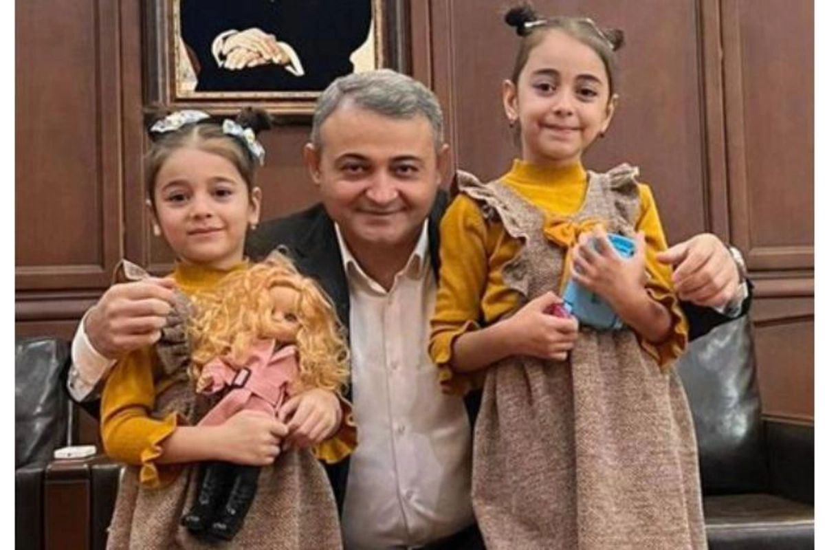 AZTV-nin sədri şəhid övladları ilə bir arada — FOTO