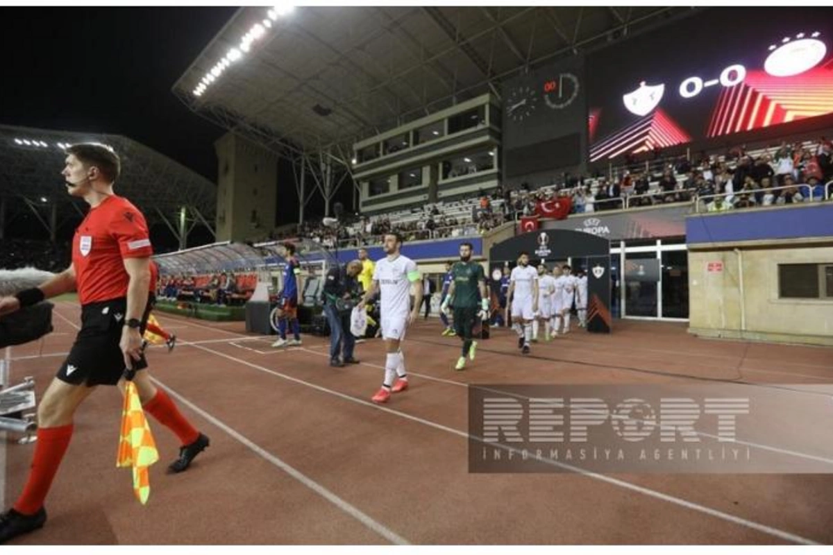 Qarabağ - Olimpiakos oyununda ilk hissə başa çatdı — YENİLƏNDİ
