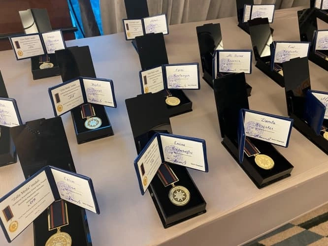 İstanbulda Zəfər Media medallarının təqdimatı keçirilib — FOTOLAR