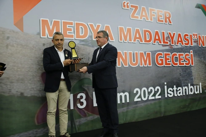 İstanbulda Zəfər Media medallarının təqdimatı keçirilib — FOTOLAR