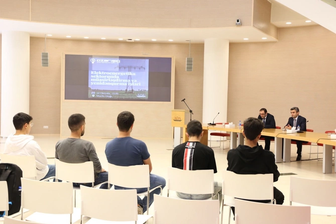 “Azərişıq” ASC-nin nümayəndə heyəti ADA Universitetində oldu — FOTOLAR “Azərişıq” ASC-nin nümayəndə heyəti ADA Universitetində oldu — FOTOLAR