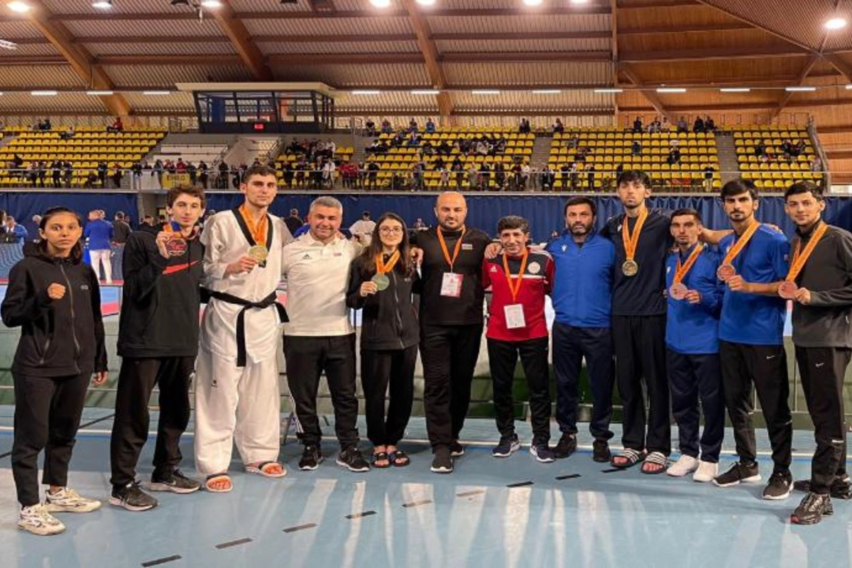 Azərbaycan taekvondoçuları Eyndhovendə 7 medal qazandı