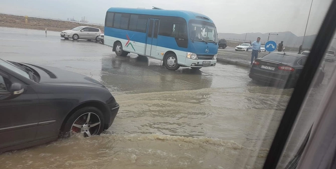 Su kəmərində qəza, Bakı-Qazax yolu bağlandı, DİN hərəkətə keçdi — YENİLƏNİB-4 (FOTO)