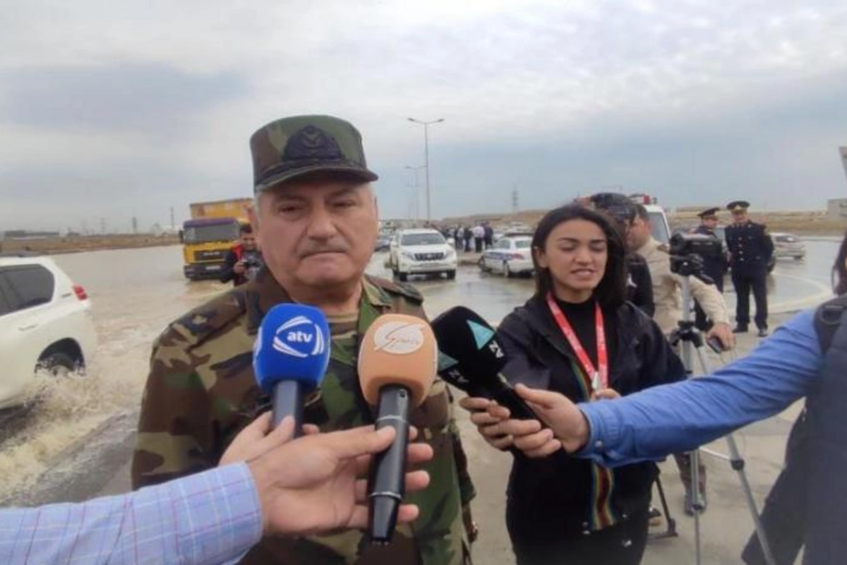 General magistral su xəttində baş vermiş qəza yerinə getdi