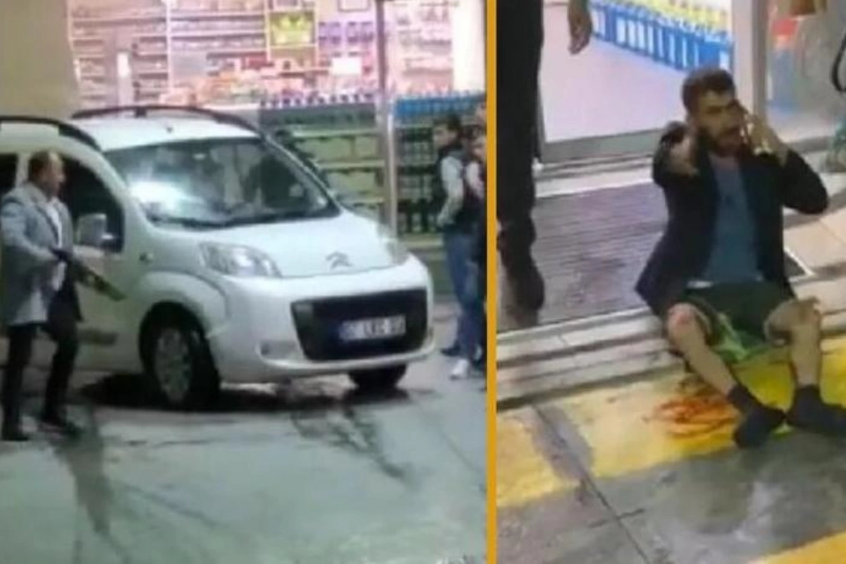 Yanacaqdoldurma məntəqəsinə ov tüfəngi ilə gəldi, hər yeri qana boyadı — ANBAAN VİDEO (FOTO)