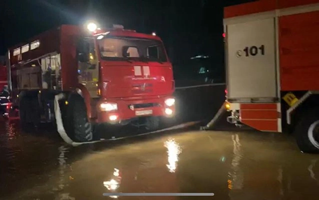 Bakı-Qazax avtomagistralında su basmış yerlərdə problem aradan qaldırıldı — FOTO