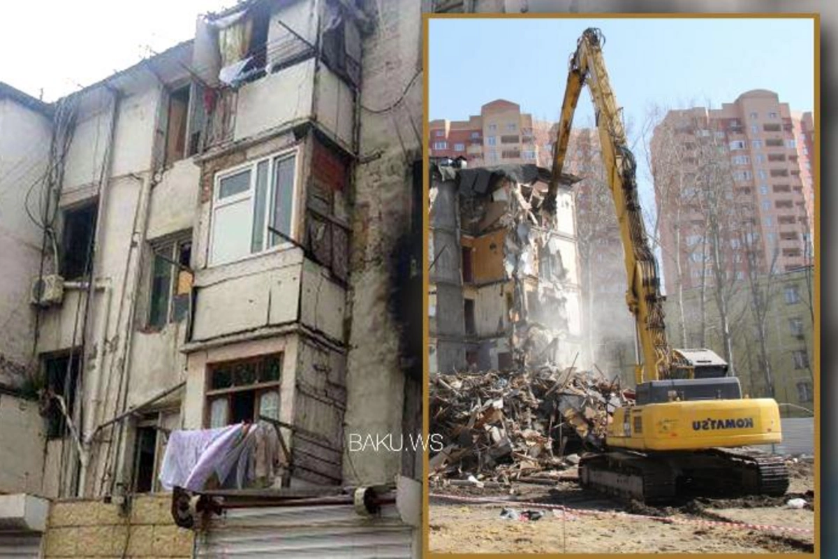 Bakının bu binaları söküləcək — Sakinlərə 1500 AZN kompensasiya veriləcək (FOTO)