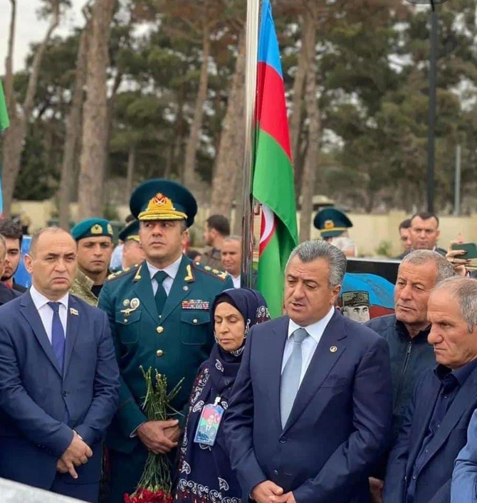 Sabirabadda şəhid Ağayev Ramilin anım mərasimi keçirildi — FOTOLAR
