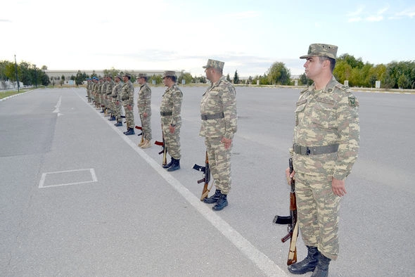 Tabor komandirləri arasında yarış keçirildi — FOTO