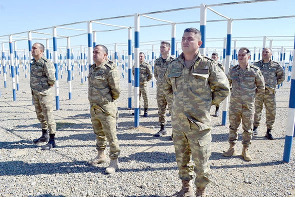 Tabor komandirləri arasında yarış keçirildi — FOTO