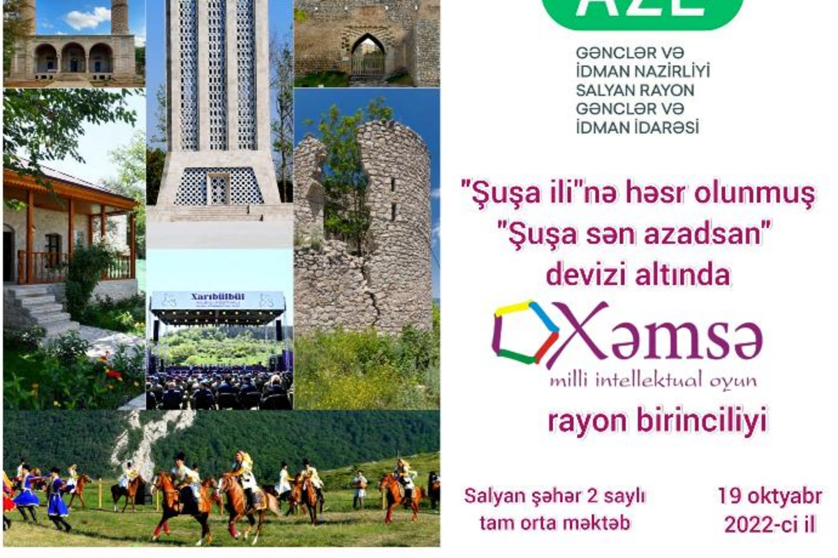 “Şuşa sən azadsan” devizi altında “Xəmsə” Milli İntellektual oyunu üzrə rayon birinciliyi keçirildi — FOTOLAR