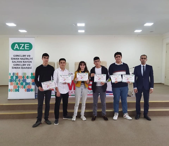 “Şuşa sən azadsan” devizi altında “Xəmsə” Milli İntellektual oyunu üzrə rayon birinciliyi keçirildi — FOTOLAR “Şuşa sən azadsan” devizi altında “Xəmsə” Milli İntellektual oyunu üzrə rayon birinciliyi keçirildi — FOTOLAR