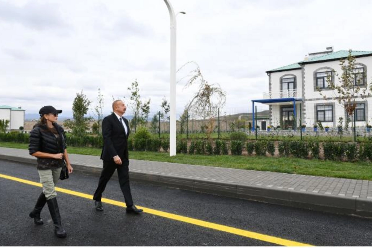 Prezidentlə xanımı Zəngilana getdi