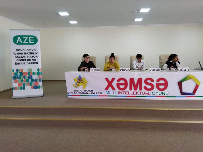 “Şuşa sən azadsan” devizi altında “Xəmsə” Milli İntellektual oyunu üzrə rayon birinciliyi keçirildi — FOTOLAR “Şuşa sən azadsan” devizi altında “Xəmsə” Milli İntellektual oyunu üzrə rayon birinciliyi keçirildi — FOTOLAR