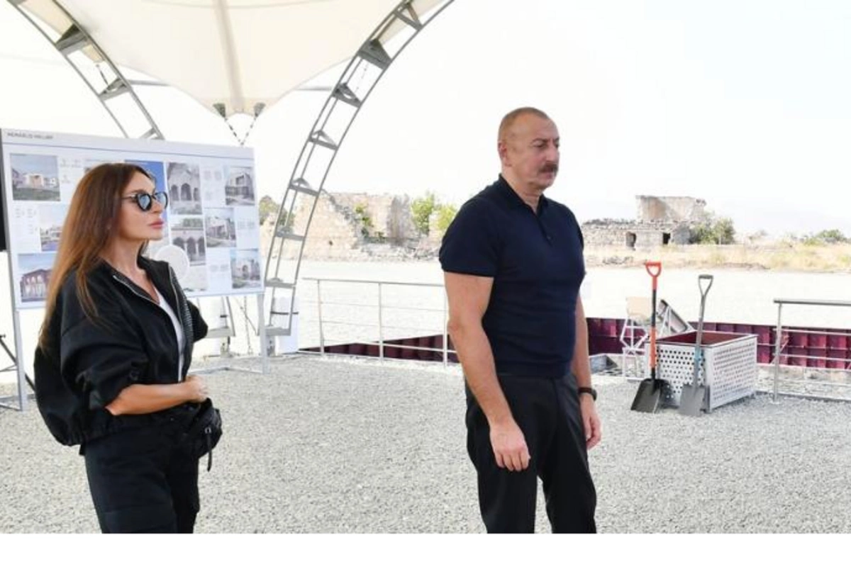 Prezident və birinci xanım Zəngilan Beynəlxalq Hava Limanında yaradılan şəraitlə tanış olub