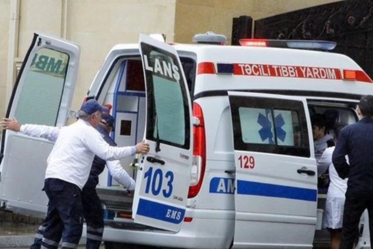 Avtobusda boru partladı, qadın sərnişin yandı
