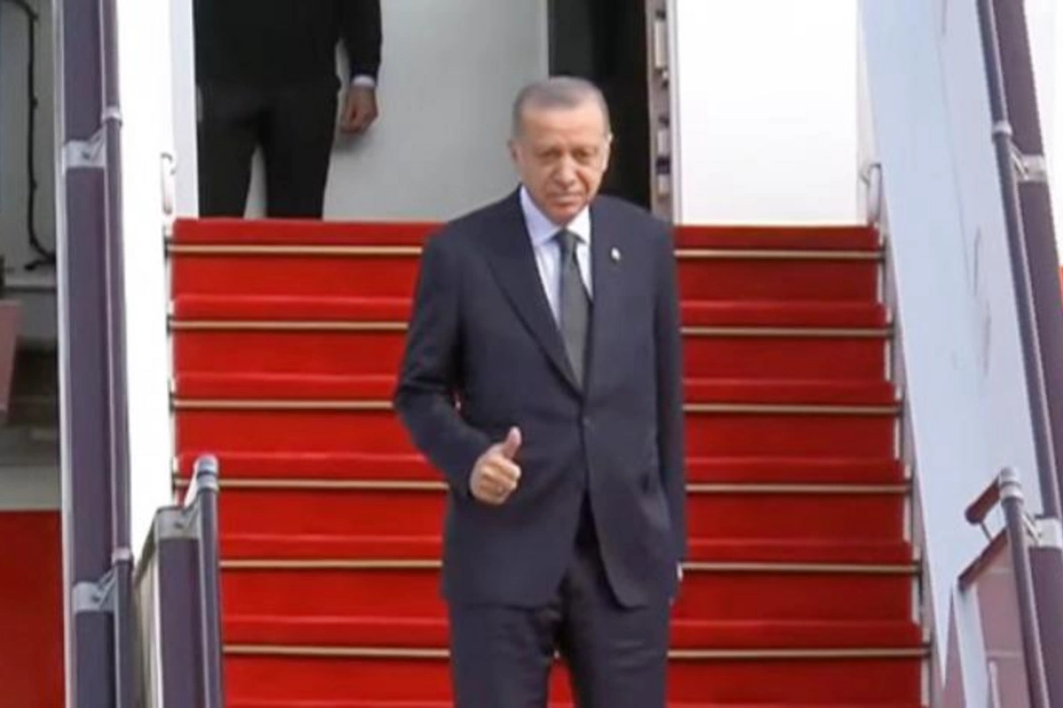 Hava Limanını ilk dəfə görən Ərdoğanın reaksiyası BELƏ OLDU — VİDEO