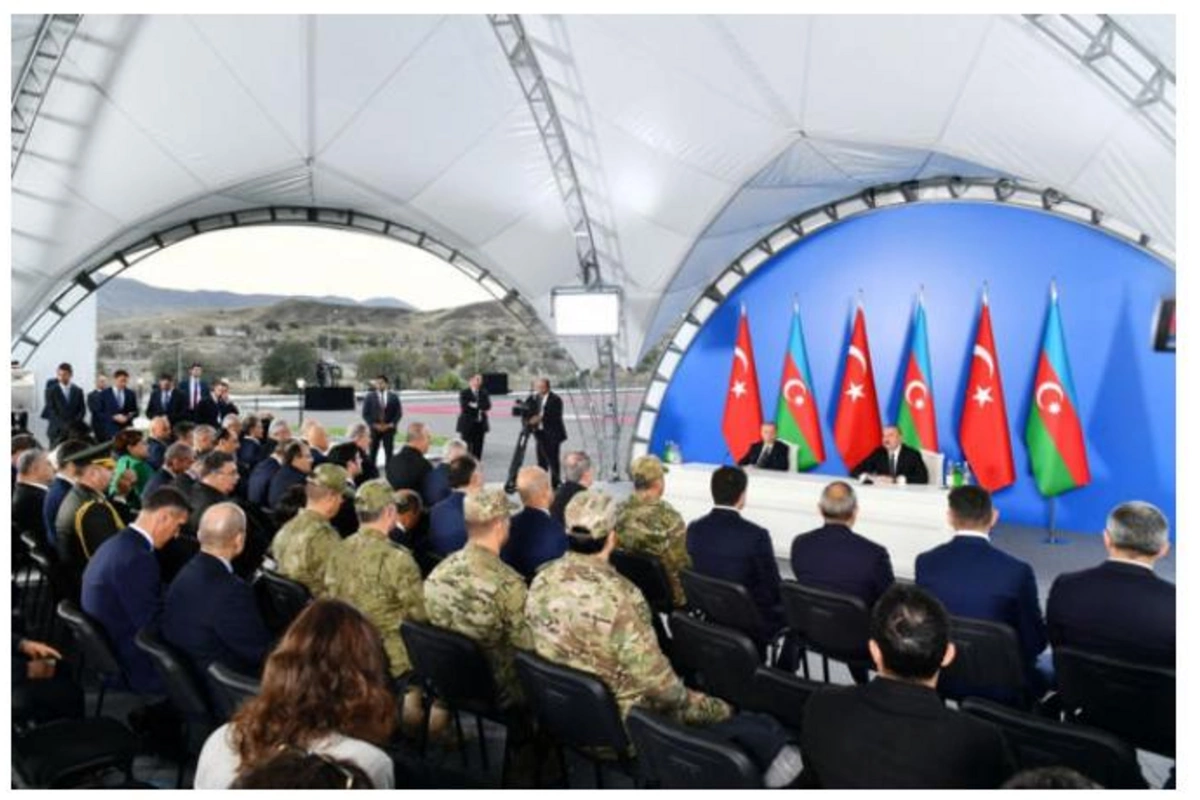 Azərbaycan və Türkiyə prezidentləri Cəbrayıl şəhərində mətbuata birgə bəyanatlarla çıxış ediblər — YENİLƏNİB (VİDEO/FOTO)