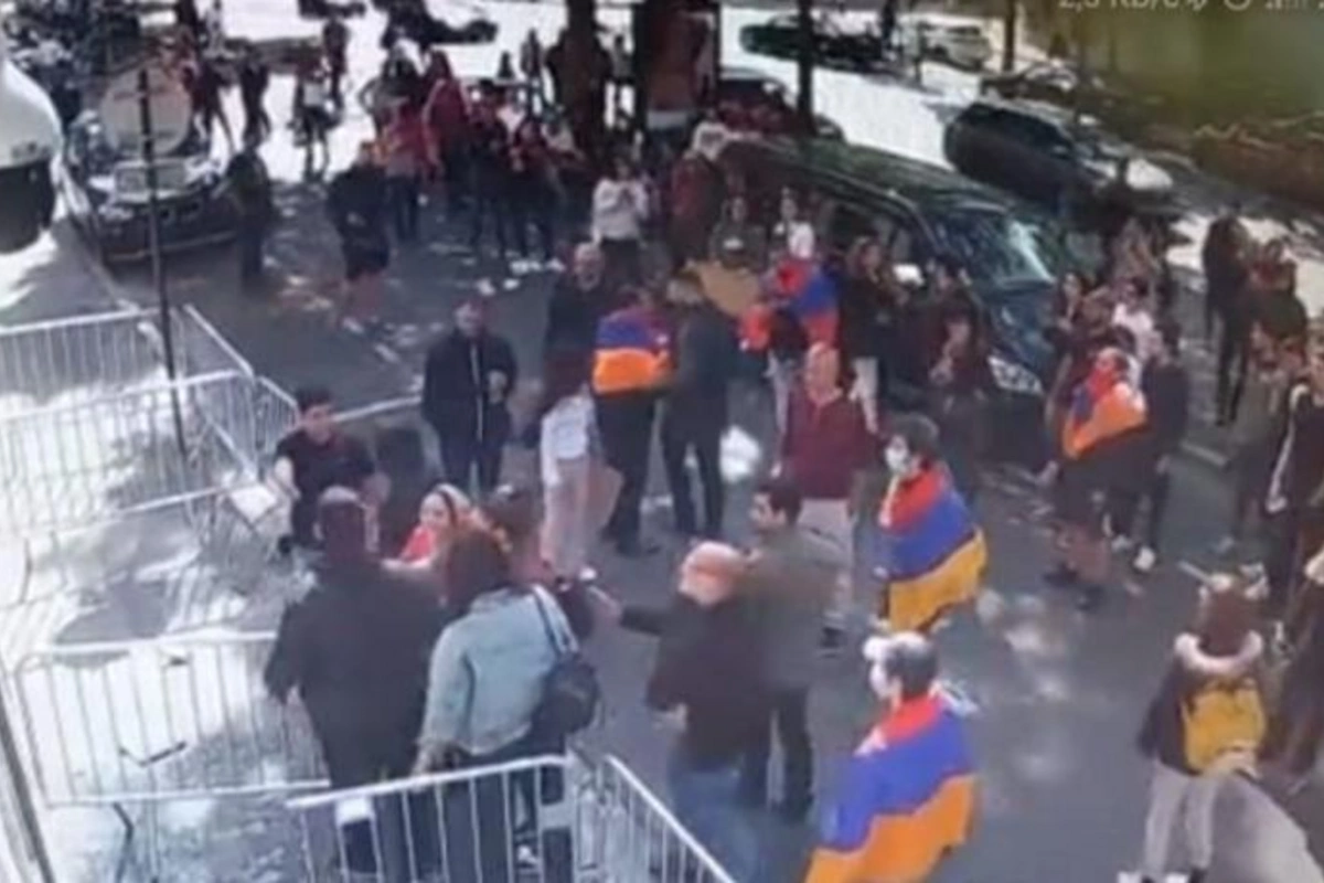Fransada Azərbaycan səfirliyinə hücuma görə bir nəfər saxlanılıb