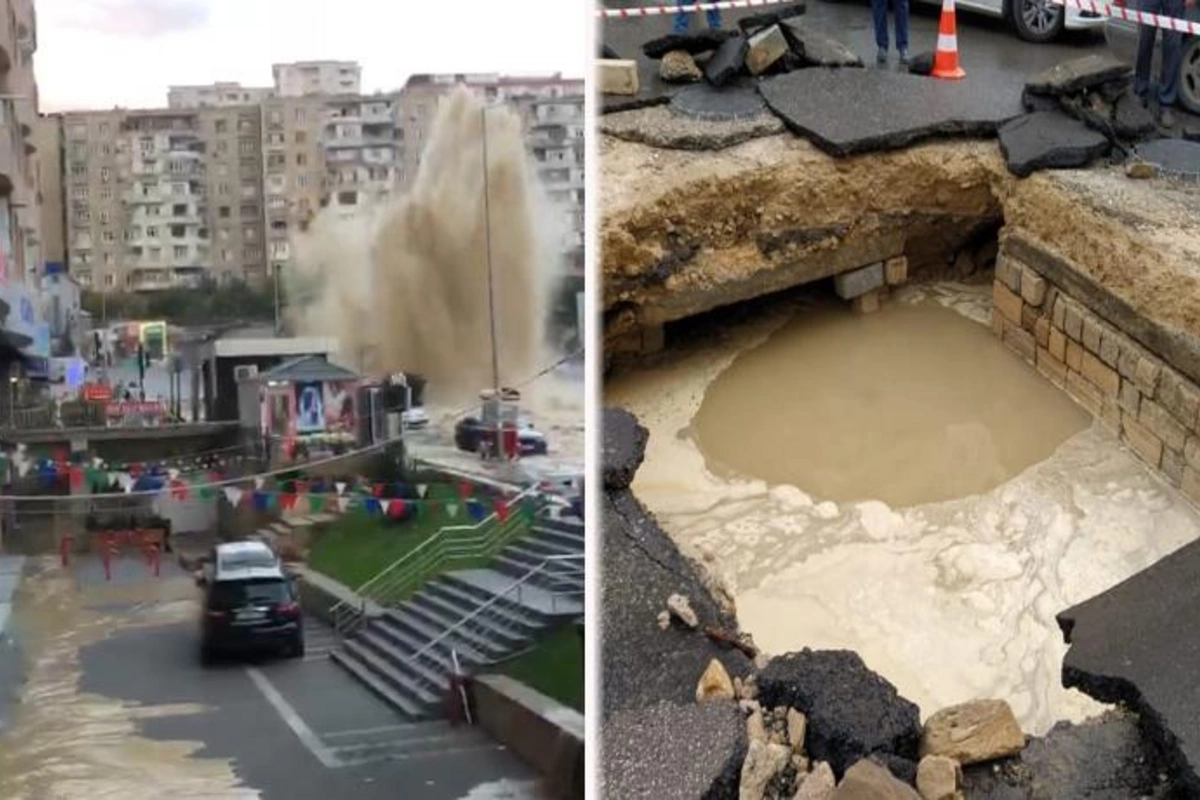 Yol polisi su borusunda baş vermiş qəza ilə bağlı sürücülərə SƏSLƏNDİ